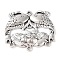 Tibetan Style Alloy Chandelier Component Links, Cadmium Free & Lead Free, Fish, Antique Silver, 26x29.5x3mm, Hole: 1.2mm, about 224pcs/1000g