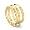 5Pcs Brass Rings, Assistant Tool, for Buckling, Open and Close Jump Ring, Nickel Free, Raw(Unplated), 18x9mm