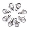 Tarnish Resistant 304 Stainless Steel Lobster Claw Clasps, Parrot Trigger Clasps, Grade A, Stainless Steel Color, 12x7.5x3.5mm, Hole: 1.4mm