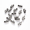 Tarnish Resistant 304 Stainless Steel Slide On End Clasp Tubes, Slider End Caps, 6x8x4mm, Hole: 3x1.5mm, Inner Diameter: 3mm