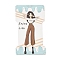 Rectangle Girl Print Paper Hair Clip Display Cards, Jewelry Display Cards for Hair Clip Storage, Camel, 11.5x6.6x0.05cm, Hole: 24x8.5mm