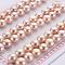 Natural Cultured Freshwater Pearl Beads, Grade 3A, Half Drilled, Rondelle, Dyed, Lavender Blush, 8x5mm, Hole: 0.8mm, about 66pcs/board