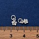 Латунные микро проложить кубического циркония подвески KK-C071-10S-3