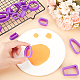 1 набор пластиковых формочек для глины DIY-CP0010-78A-3