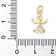 Подвески-ангелы из латуни с микропаве из кубического циркония KK-K368-52G-3