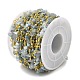 Круглые латунные цепочки из бисера ручной работы CHC-L053-02G-3