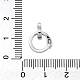 Латунные микро проложить кубического циркония подвески KK-P289-10P-3