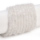 Бусины из натурального белого нефрита G-Z069-01A-2