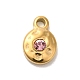 Подвески из стекла из нержавеющей стали 304 STAS-B074-02G-01-1