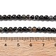 Натуральный черный турмалин бисер нитей G-Q031-A01-4mm-5