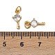Латунные микро проложить кубического циркония подвески KK-I358-066G-01-3