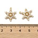 Латунные микро проложить кубического циркония подвески KK-H455-34G-3