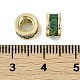 Латунные микро проложить Цирконий Европейский бисером KK-I719-20A-G-3