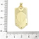 Латунные микро проложить кубического циркония подвески KK-D317-127G-3