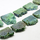 Гальванические натуральный druzy кристалл бисер пряди G-N0257-07-1