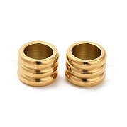 Европейские бусины из нержавеющей стали 304 STAS-H214-04G