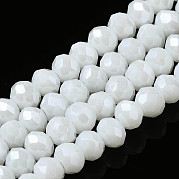 Стеклянные бусины с гальваническим покрытием  EGLA-A034-P3mm-A02
