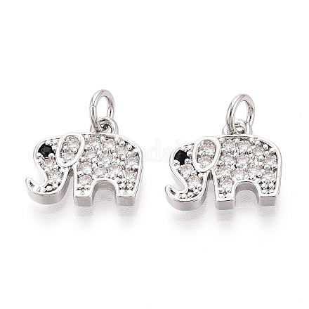 Латунные микро проложить кубического циркония подвески KK-N257-68P-1