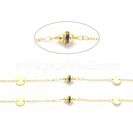 Латунные плоские круглозвенные цепи CHC-F016-05G-1