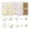 DIY Plastic Beads Kits, Including ABS Plastic Imitation Pearl Beads and CCB Plastic Beads, Mixed Shapes, Mixed Color, 5~12x4.5~12x3~8.5mm, Hole: 1.4~2.3mm, 562pcs/box