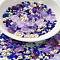 Ocean Theme Diy Painted Glass Beads, Mixed Shapes, Blue, 3~14x~15x3~6.5mm, Hole: 0.8~1mm