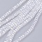 Electroplate Glass Beads Strands, AB Color Plated, Faceted Rondelle, Clear AB, 2.9~3.3x2mm, Hole: 0.5mm, about 144~150pcs/strand, 35~37cm