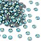 Preciosa® Crystal Hotfix Flatback Stones, Czech Crystal, Round(438 11 612 Chaton Rose VIVA 12 ®), 60230 200 Blue Zircon AB, SS8(2.3~2.5mm)