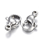 Tarnish Resistant 304 Stainless Steel Lobster Claw Clasps, Parrot Trigger Clasps, Stainless Steel Color, 10x6.5x3.5mm, Hole: 1mm