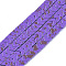 Spray Painted Non-magnetic Synthetic Hematite Beads Strands, Arrow/Chevron, Blue Violet, 6x6x2.5mm, Hole: 0.7mm, about 108pcs/strand, 15.9 inch