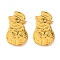 Alloy Cabochons, Snowman, for Christmas Day, Golden, 14mm
