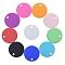 Aluminum Pendants, Blank Tags, Flat Round, Mixed Color, 25x1mm, Hole: 3mm, 1pc/color, 10 colors, 10pcs/box