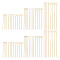 UNICRAFTALE 8 Styles 240pcs Stainless Steel Eye Pins Golden Ball Head Pins 30-50mm Head Pins Open Eye Pins for Jewelry Findings Components Making Arts & Crafts Projects