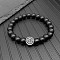 High Beauty Pure Black Bracelet Beaded Lucky Transfer Pixiu Bracelet Simple Style Couple Gift to the Small Market