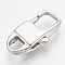 Tarnish Resistant 304 Stainless Steel Lobster Claw Clasps, Rectangle, Stainless Steel Color, 23x12x5mm, Hole: 4.5x4mm