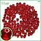 K9 Glass, Imitation Austrian Crystal Beads, Grade AAA, Faceted, Rondelle, Dark Red, 4x3mm, Hole: 0.7~0.9mm