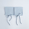 Microfiber Jewelry Storage Gift Pouches, Envelope Bags with Flap Cover, for Jewelry, Watch Packaging, Square, Light Steel Blue, 8x8cm