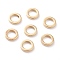 Brass Linking Rings, Long-Lasting Plated, Round Ring, Real 24K Gold Plated, 6x1mm, Inner Diameter: 4mm