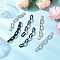 CCB Plastic Handmade Cable Chains, Oval, Mixed Color, 14x9x3mm