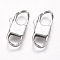 Tarnish Resistant 304 Stainless Steel Lobster Claw Clasps, Stainless Steel Color, 26x12x5mm, Hole: 6x7.5mm