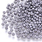 12/0 Baking Paint Glass Round Seed Beads, Light Steel Blue, 1.5~2x1.5mm, Hole: 0.5~1mm, about 30000pcs/pound