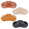 AHADEMAKER 4Pcs 4 Colors Imitation Leather Glasses Cases, for Eyeglass, Sun Glasses Protector, Multifunctional Storage Bag, Mixed Color, 87x176x12.5mm, 1pc/color
