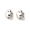 Halloween Tibetan Style Alloy Beads, Cadmium Free & Lead Free, Ghost, Antique Silver, 10x9x4.5mm, Hole: 1.2mm, about 769pcs/1000g