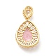 Латунные подвески с фианитами KK-I695-065G-01-2
