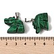 Синтетического малахита подвески G-B127-02P-01-4