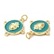 Латунные микро проложить кубического циркония подвески KK-M246-16G-04-2