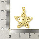 Подвески из кубического циркония с покрытием из латуни KK-U029-25G-3