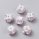 Ручной полимерной глины шариков Rhinestone CLAY-WH20005-002A-01-1