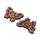 Подвески из орехового дерева WOOD-Q051-01F-2