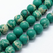 Синтетические имперские нитки из бисера яшмы G-I199-35-6mm-A