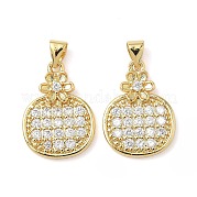 Латунные микро проложить кубического циркония подвески KK-Q068-22G